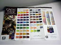 Vallejo Na 0003 Game Color Colour Chart
