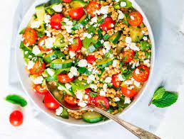 Maybe you would like to learn more about one of these? Heerlijk Frisse Couscous Lunch Salade Met Mango En Munt Freshhh