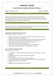 Start with a compelling social media resume objective or summary. Social Media Coordinator Resume Samples Qwikresume