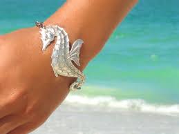 Show Everyone Your Love For Your Sea Brethren Seahorse Jewelry Seahorse Bracelet Beach Bracelets