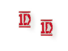 One size fits most feel free to message us for measurements or any other questions! 1d One Direction Logo Stud Earrings Red Enamel By 1d Shop Online For Toys In The United States
