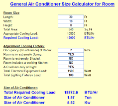 If it is a kitchen, multiply the area. Air Conditioner Size Calculator Engineers Edge Www Engineersedge Com