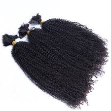 Alternatively, if you happen to have 100% human hair weave tracks laying around, you can simply cut off the weft and create your own bulk bundle instead. Foxys Hair Mongolian Afro Kinky Curly Human Hair Extensions Afro Kinky Curly Bulk Human Hair Braiding Bulk Hair 3 Bundles Per Lot 20 22 24 Inch Reviews 2021