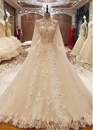 Brautkleider online shop, schneller versand. 249 50 Fabulous Tulle Illusion High Collar A Linie Brautkleider Mit Perlen Spitzenapplikationen 3d Blumen Hochzeit Und Braut Glamourose Hochzeitskleider Braut Hochzeitskleid Spitze