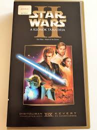 There are not many action scenes in it, there are many dialogues and just a leisurely development of actions, which. Star Wars Episode Ii Attack Of The Clones Vhs 2002 Star Wars Ii A Klonok Tamadasa Directed By Geroge Lucas Starring Ewan Mcgregor Natalie Portman Hayden Christensen Ian