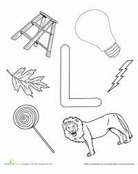 l is for worksheet education com alphabet coloring pages preschool letters 
