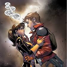 Kitty Pryde And Star Lord Comic Vine With Images Kitty Pryde Star Lord Comic Marvel Girls