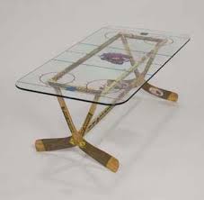Diy Hockey Rink Table Hockey Stick Furniture Hockey Decor Hockey Stick