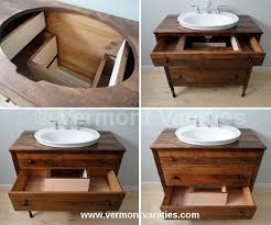 This diy hack saved me around $300. All Drawers On This Repurposed Dresser Were Modified For Maximum Storage We Meticulously Restore Refinish An Diy Bathroom Vanity Diy Bathroom Bathroom Decor