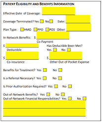 The insurance coverage unit assists with problem claims including the proper identification of insurance coverage, the proper identification of employers, as well as identifying address changes for employers. Free Medical Health Insurance Verification Form Pdf Eforms