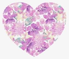 Pattern orchid hibiscus leaves watercolor tropics. Pastel Watercolor Flower Pattern Heart Shaped Mousepad Watercolor Purple Heart Png Transparent Png Kindpng