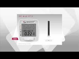 Sigma Sport Bc 8 12 Ats Einstellungen Youtube