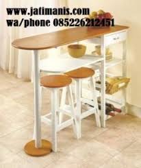 Meja Makan Bar Minimalis Modern Retro Jati Manis Furniture Jepara Jati Manis Furniture Jepara Meja Makan Modern Retro Meja