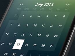 Month Calendar Widget Widget Design Gui Design Calendar Widget