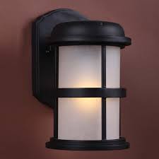 Solar Hybrid Led Outdoor Sconce Black Wall Lights Solar Wall Lights Sconces