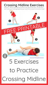 Crossing Midline Exercises Your Therapy Source Yoga For Barn Terapi Forskoleteman