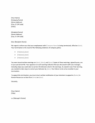 Letter for cancellation of insurance policy. Letter Of Termination Due To Policy Violation Printable Medical Forms Letters Sheets