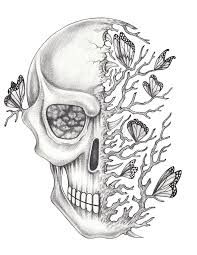 7 fundamentals of pencil drawing. Art Skull Surreal Stock Illustration Illustration Of Epicranium 84289166