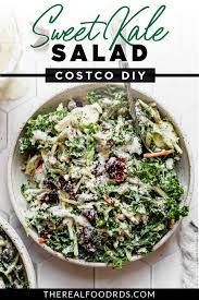 Diy Sweet Kale Salad Kit The Real Food Dietitians Recipe Sweet Kale Salad Entree Recipes Thanksgiving Dinner Recipes
