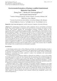 Compacted clay liner landfill for waste landfill project in malaysia. Environmental Evaluation Of Sanitary Landfills Establishment Malaysian Case Studies Scientific Net