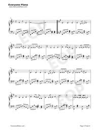 Beautiful World Evangelion 1 0 You Are Not Alone Theme Free Piano Sheet Music Piano Chords