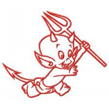 Pin On Baby Devil Teufel Machine Embroidery Design For Instant Download