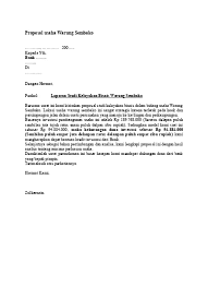 Proposal buka puasa bersama anak yatim pdf. Proposal Usaha Warung Sembako