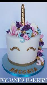 Roll out a piece of white fondant and use the rounded edge of the heart cookie cutter to cut two pieces for the eyes. Unicorn Cake With Curley Fondant Mane