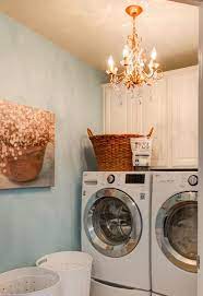 Laundry Room Chandelier Glam Laundry Room Decor Laundry Room Makeover Laundry Room