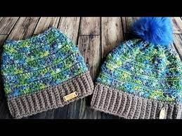 Boho Messy Bun Beanie Youtube Crochet Hats Crochet Hat Pattern Crochet