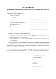 Surat pernyataan saya yang bertanda tangan di bawah ini: Http Www Sman15pku Sch Id Wp Content Uploads 2020 06 Surat Pernyataan Siswa Ppdb 2020 2021 Pdf