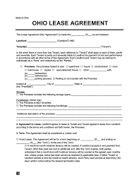 A properly executed addendum allows you to address an issue that you forgot to include (or has arisen since the inception of the lease agreement) and avoid problems down the road. Ohio Residential Lease Rental Agreement Forms Template Free Pdf