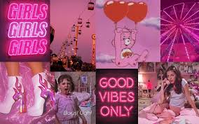 Pink Aesthetic Collage Wallpaper In 2020 Macbook Air Wallpaper Desktop Wallpaper Macbook Macbook Air Backgrounds