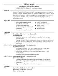 accounting & finance resume examples
