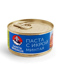 Паста с икрой минтая 130г, жестянная банка: купить