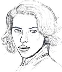 Free & simple drawing tutorials for kindergarten. Artstation Black Widow Alaa Fouad