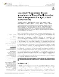 Today, many farmers and experts praise integrated pest management, or ipm. Pdf Genetically Engineered Crops Importance Of Diversified Integrated Pest Management For Agricultural Sustainability