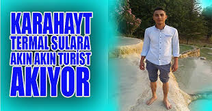 Karahayt termal sulara akın akın turist akıyor