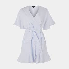 11 Sweet Summer Dresses That Feel Like A Steal Cotton Dress Summer Striped Dress Summer Cotton Wrap Dress
