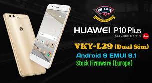 Huawei P10 Plus Vky L29 Pie Firmware Update Android 9 Emui9 1 Europe Android 9 Firmware Huawei