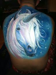 Maskerade kostuums venetiaanse maskerade halloween maskers carnaval van. Sarah Smith Unicorn Back Painting Eenhoorn Schminken Painting