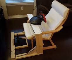 Diy Steering Wheel Stand Racing Chair Racing Wheel Diy Chair