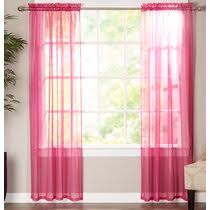 The best shower curtain for your bathroom. Hot Pink Curtains Wayfair