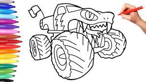 This category has a surprising amount of top car games that are rewarding to play. New Snake Monster Truck Car Coloring Pages For Kids How To Draw Car Coloring Book For Chidren Youtube