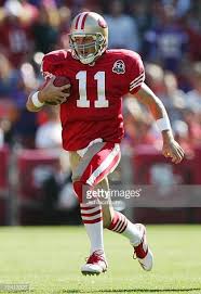 Alex Smith Of The San Francisco 49ers Scrambles With The Ball Against 49ers San Francisco 49ers San Francisco 49ers Football
