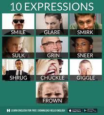 Facial Expressions Vocab Esl Learn English Words Learn English Learn English Vocabulary
