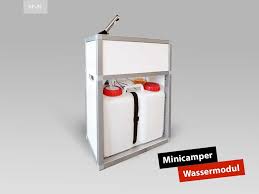 Wassermodul Fur Den Minicamper Fahrzeugausbau Camper Camping Waschbecken Campingideen