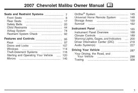 Chevrolet Malibu 2007 Owner S Manual Has Been Published On Procarmanuals Com Https Procarmanuals Com Chev Owners Manuals Chevrolet Silverado Chevrolet Malibu