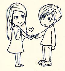 Feel free to explore, study and enjoy paintings with paintingvalley.com. Images Of Easy Cute Girl And Boy Drawings