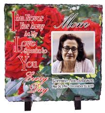 Veglife des moines is doing a survey! Natural Slate Square Plaque With Stand 7 87 X 7 87 Tributes By Anthony